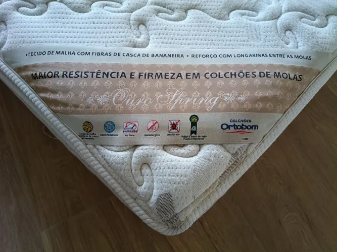Colchão casal Ortobom - Ouro Spring com molas ensacadas