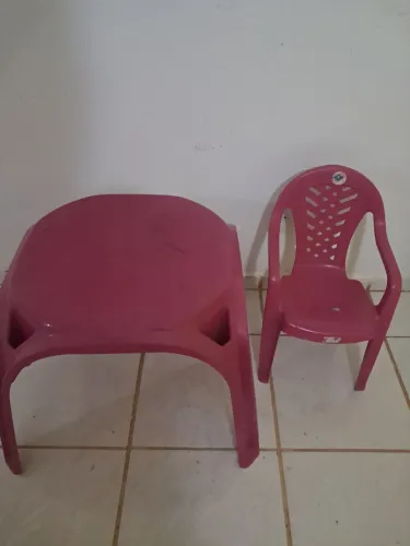 Mesa e cadeira Infantil 