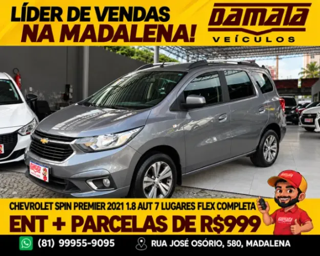 Chevrolet Spin Premier 1.8 8V Econo.flex 5P Aut. 2021