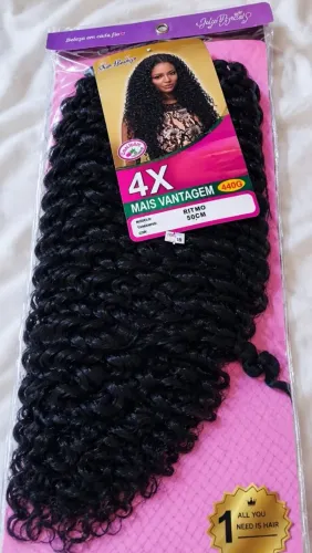 Cabelo macio orgânico 50 ctm