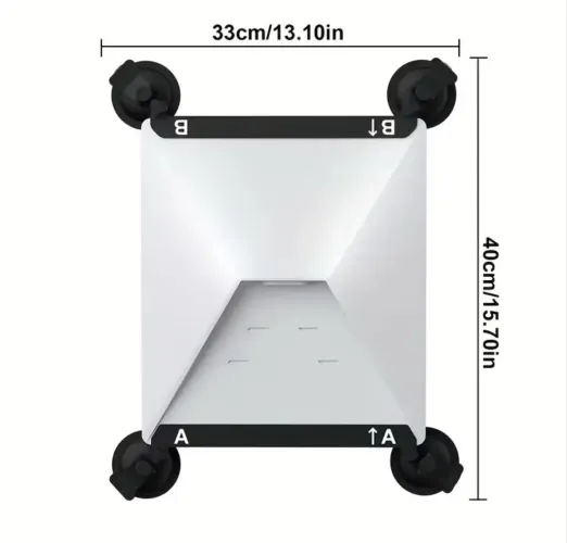 Starlink Mini Suporte De Ventosa Para Teto De Carro Instalação Do Vidro Traseiro frontal