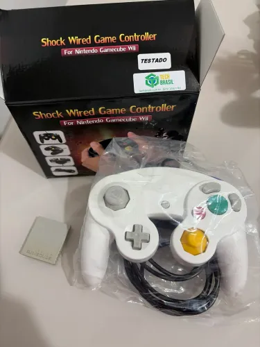 Controle de Gamecube + Memory Card