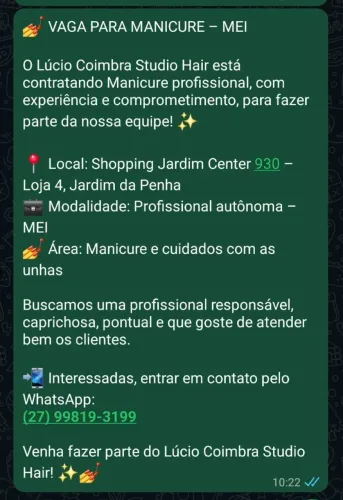 Procuro Manicure