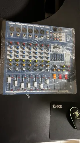 Mesa de Som Lexen LMX8 USB Interface 6 Canais 