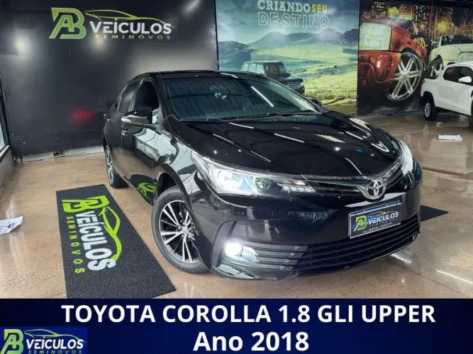 Toyota Corolla 1.8 GLI Upper 16V Flex 4P Automatico 2018