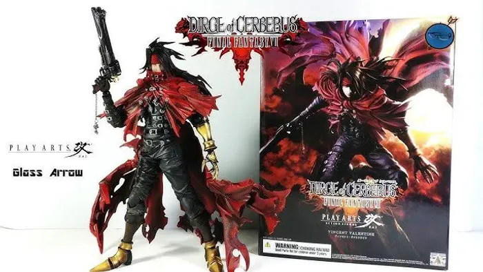 Loja Mundo - Vincent Dirge of Cerberus Final Fantasy Play Arts Kai Bootleg action figure