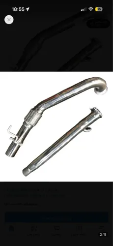 Downpipe inox 304 Audi Q3 2.0 180cv 2016/18