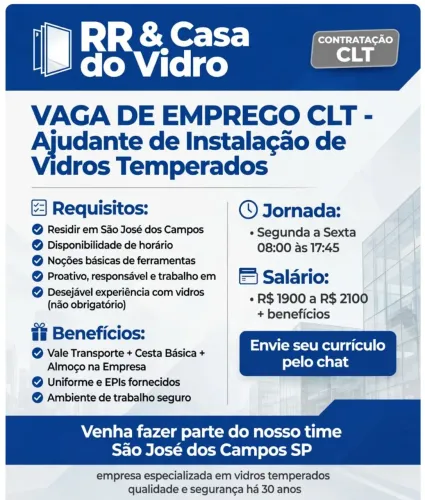 Vaga de ajudante de Instalador