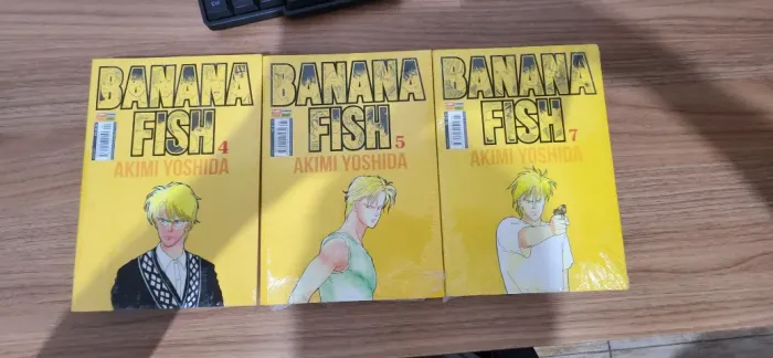 Mangá Banana Fish - Volumes 4, 5 e 7