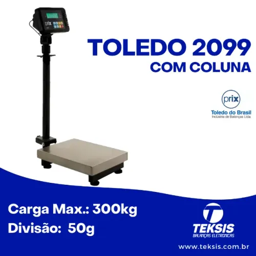 Balança de Plataforma 300 kg- Toledo 2099