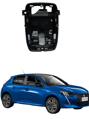 Suporte Luz Teto Cortesia Peugeot 208 2021 A 2023  *0