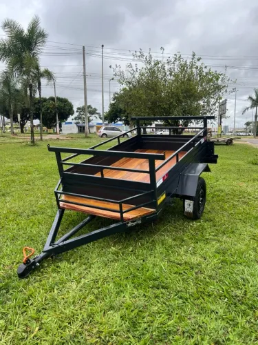 Carretinha nova 2.00 x 1.20 pronta entrega com durabilidade - reboque