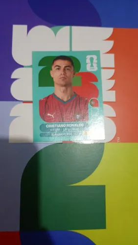 (ÚLTIMA DO ESTOQUE PARA LEVAR AGORA)FIGURINHA CRISTIANO RONALDO COPA DO MUNDO 2026