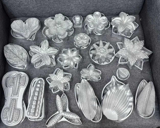 Super Kit 20 peças Frisadores EVA Flores e Folhas para Artesanato