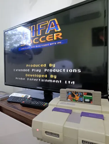 Fita Super Nintendo Fifa Internacional Soccer 96