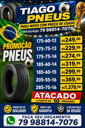 Pneu aro 13/ 14/ 15/16