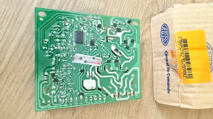 Placa motor de correr