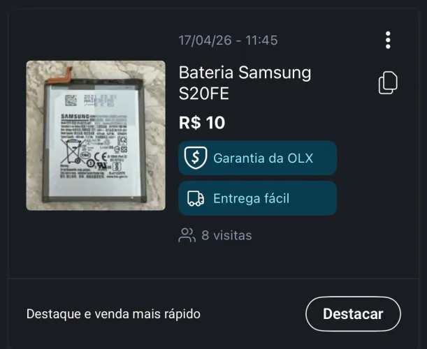 Bateria S20FE