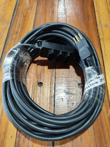Extensão elétrica 3x2,5mm - 20 metros 