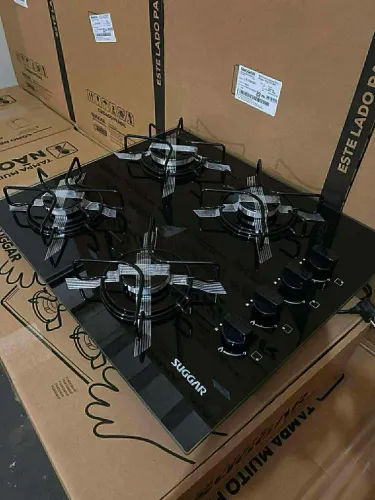 COOKTOP SUGGAR 4 BOCAS PRETO NOVO