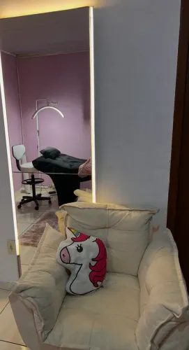 Vendo espelho com led