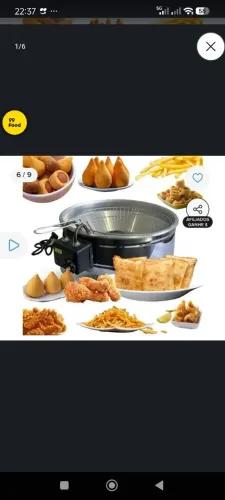 Fritadeira Elétrica 10 litros