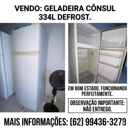 Geladeira cônsul 334L defrost