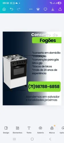 Conserto de fogões