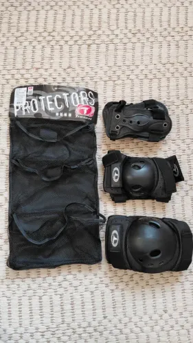 Kit de proteção Traxart SSE-613 (protetores de mãos, cotoveleiras, joelheiras) TAM G