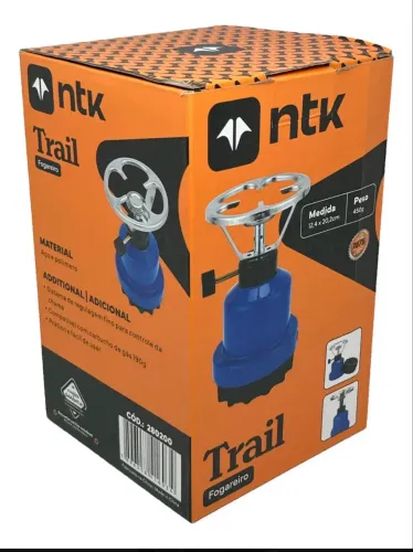 Fogareiro C/ Sistema De Regulagem Fina Trail Camping Nautika