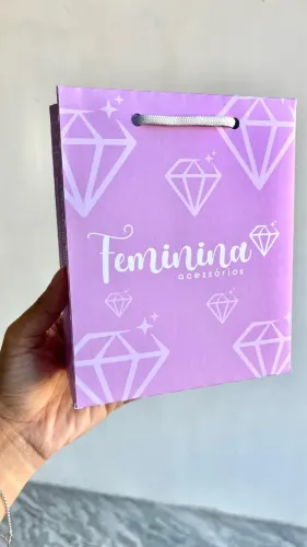 50 sacolas personalizadas / sacolas para acessórios / sacolas de papel