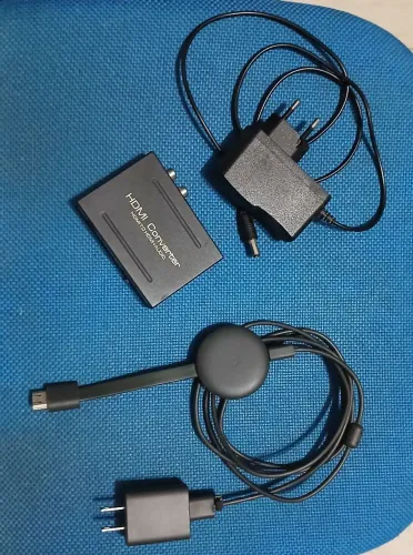 Hdmi audio video spliter + Chromecast 3a geração 
