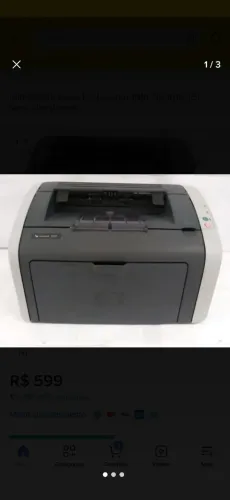 Impressora Hp laser 1020