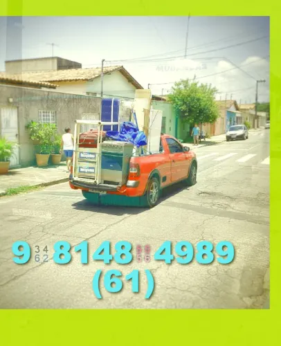 frete! transporte seguro para sua mudança em Asa Norte, Águas Claras e Guaraí. 61 9_9*418-