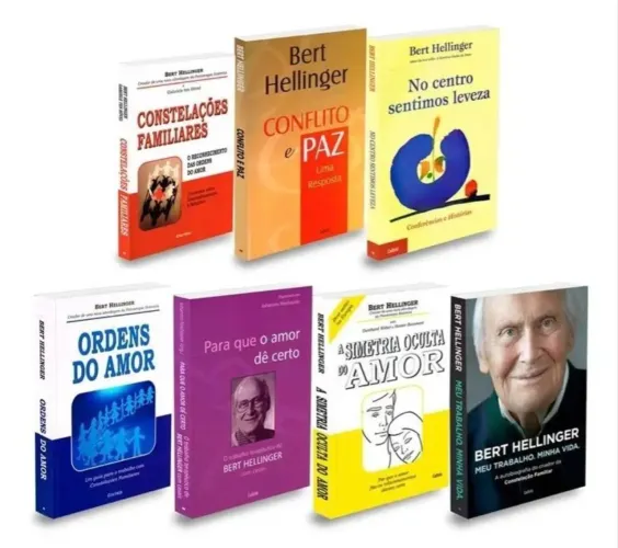 Colação 7 livros Bert Hellinger Constelação Familiar