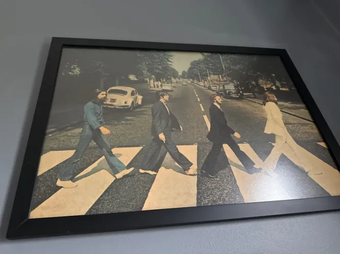 Quadro Abbey Road Beatles 55x42