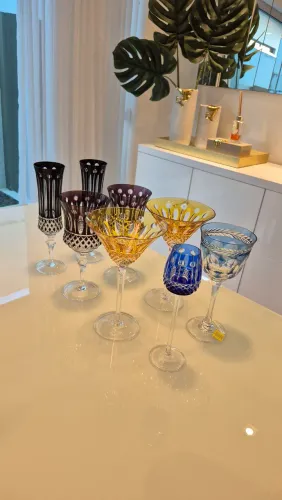 Jogo 8 peças variadas Cristal - STRAUSS