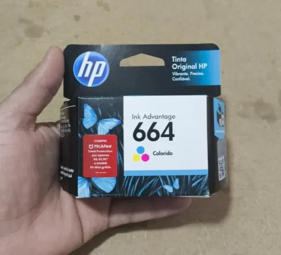 Cartucho HP 664 Colorido Original Lacrado F6V28AB 2ml DeskJet Ink Advantage