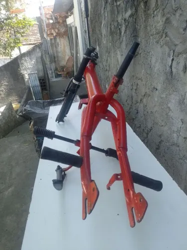 Quadro de Mobilete Caloi Vermelho 2025