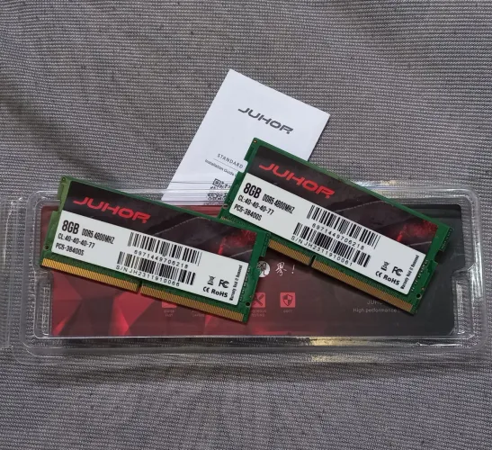 16gb (2x8gb) DDR5 4800mhz Mémoria RAM Notebook