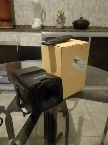 Projetor HY320 Original 1080P Full HD Suporta 4K - Android 11 WiFi 6 - Novo*
