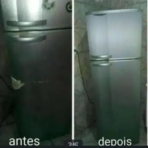 Envelopamento de geladeira/eletrodomésticos/instalação de papel parede. 