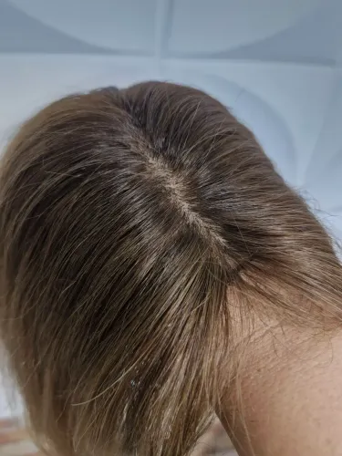 Topper cabelo humano