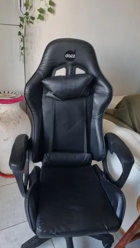 Cadeira Gamer Dazz Prime X Preta Com Almofadas