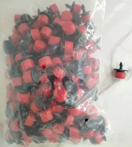 Kit 200 gotejadores ajustáveis para irrigação 4/7mm (Novo)