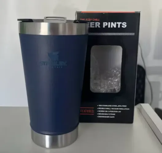 Copo térmico 502 ml - Cor Azul