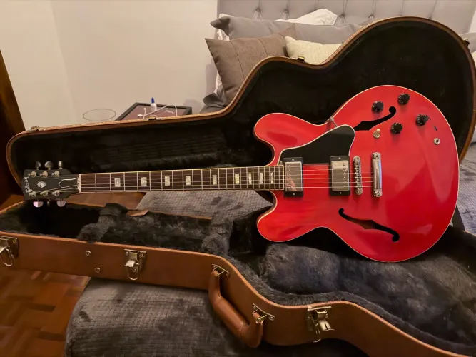 Gibson Memphis ES-335  Block Inlay Cherry Red USA  (ES335) (ES 335) 