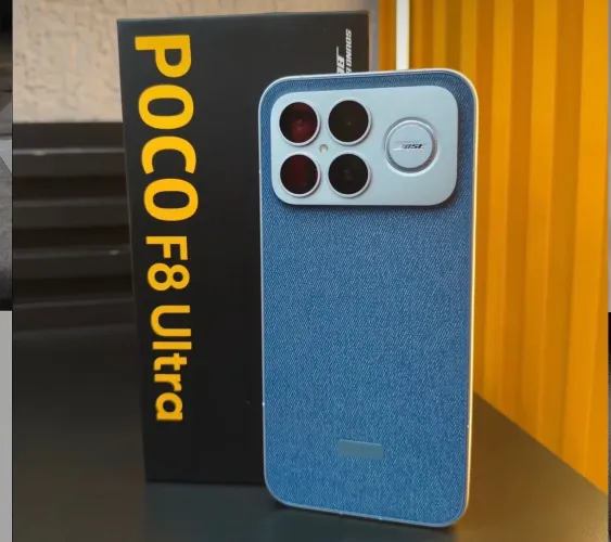 Celular Xiaomi Poco F8 ULTRA 5G NFC 512GB 16GB RAM AZUL LACRADO