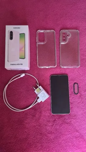 Samsung Galaxy A56 5G 256GB Rosa - Excelente Estado + Acessórios
