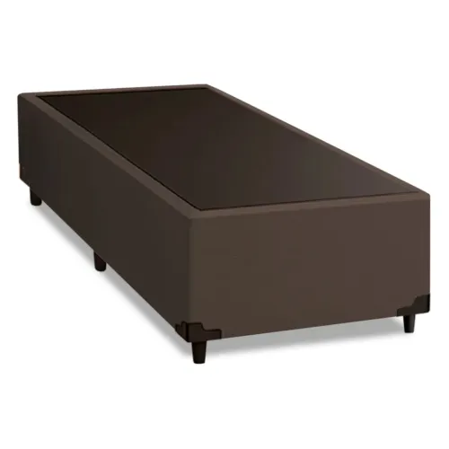 Base de cama + colchão + mesa de cabeceira